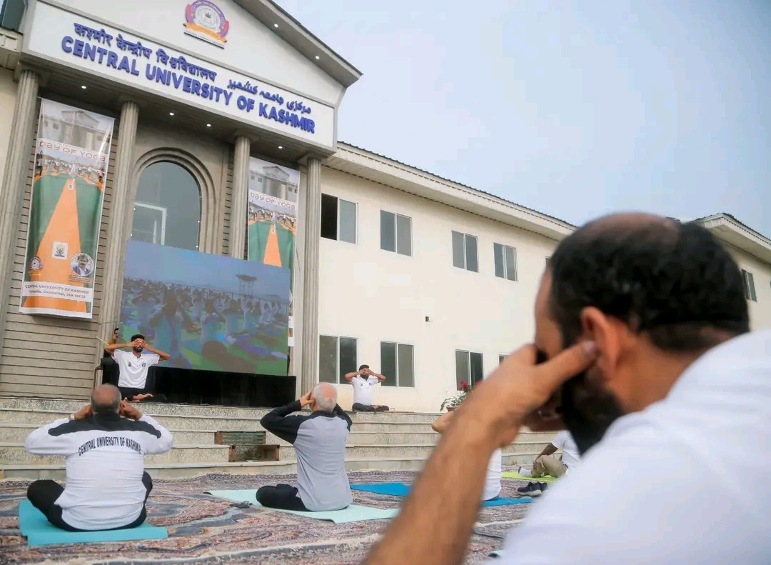 CUKashmir celebrates International Day of Yoga-2025 with message on ‘global wellness’